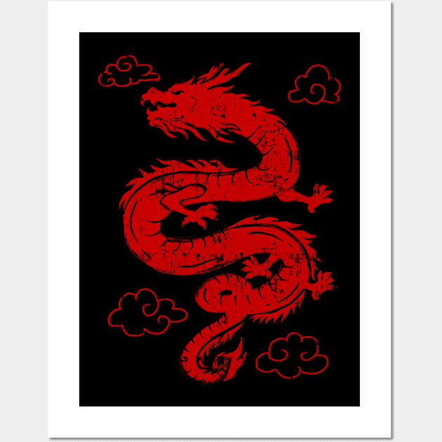 YEAR OF THE DRAGON Wall Art by Tee Trends